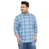 INSTAFAB PLUS MEN FLAT COLLAR CHECKERED FULL SLEEVE SHIRT