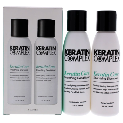 Keratin Complex Care Smoothing Kit For Unisex 2 X 3 oz Shampoo, Conditioner