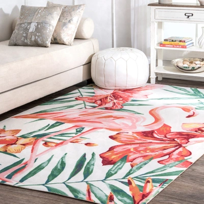 Nuloom Contemporary Floral Stephanie Area Rug