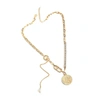 Sohi Gold Plated Designer Pendant In Gold