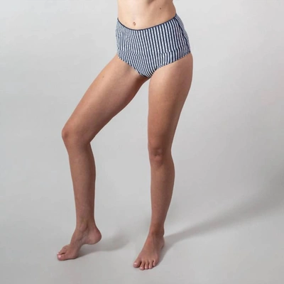 Krimson Klover Nokoni Reversible Bikini Bottom In Nautical In Multi