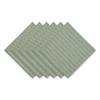 Dii Sparkle Sprigs Dobby Stripe Napkin (set Of 6)