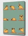 Curioos Pug Yoga