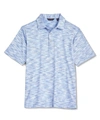 SCOTT BARBER MEN'S TECH JERSEY POLO IN MARINE