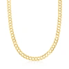 CANARIA FINE JEWELRY CANARIA MEN'S 8.5MM 10KT YELLOW GOLD CURB-LINK NECKLACE