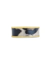 Sterling Forever Into The Jungle Band Ring In Black