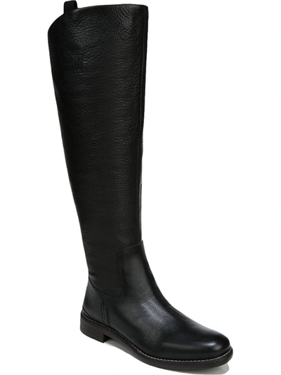 FRANCO SARTO MEYER WOMENS LEATHER ZIPPER KNEE-HIGH BOOTS