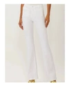 Ecru Figueroa Flare Jean W/ Patch Pockets In White In White