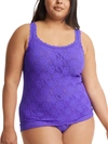 HANKY PANKY PLUS SIZE SIGNATURE LACE UNLINED CAMISOLE