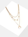 Sohi Pack Of 3 Gold Plated Designer Pendant In Gold