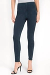 Lyssé High Waist Skinny Denim Leggings In Blue