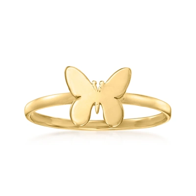 Canaria Fine Jewelry Canaria 10kt Yellow Gold Butterfly Ring