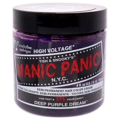 Manic Panic Classic High Voltage Hair Color - Deep Purple Dream By  For Unisex - 4 oz Hair Color