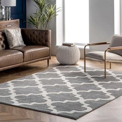 Nuloom Meeker Trellis Area Rug In Grey