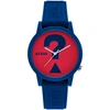 GUESS MEN'S RED DIAL WATCH