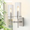 Jonathan Y Cato 13.5" 2-light Modern Farmhouse Iron/glass Led Vanity