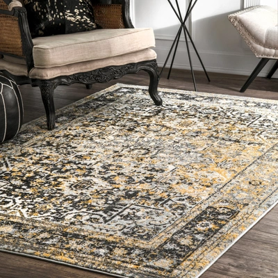 Nuloom Persian Vintage Raylene In Blue