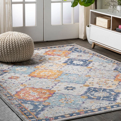 Jonathan Y Kirman Bohemian Medallion Area Rug In Grey