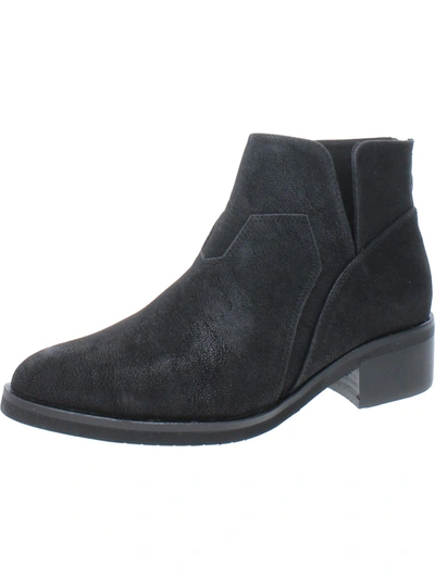 Boutique By Corkys Curry Womens Faux Leather Ankle Chelsea Boots In Black