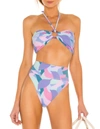 BEACH RIOT YASMIN TOP IN MAUVE MOD