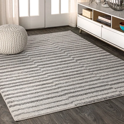 Jonathan Y Lyla Offset Stripe Area Rug