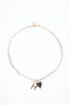 EKLEXIC CARA CHARM NECKLACE IN GOLD