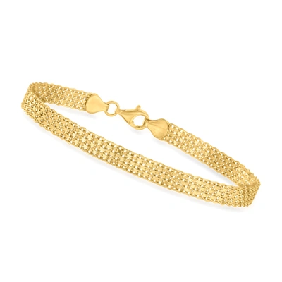 Canaria Fine Jewelry Canaria 5mm 10kt Yellow Gold Bismark Chain Bracelet