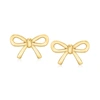 CANARIA FINE JEWELRY CANARIA 10KT YELLOW GOLD RIBBON EARRINGS