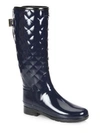HUNTER Refined Gloss Quilted Tall Rain Boots