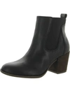 Lucky Brand Bofrida Boots Womens 6 Black Leather Block Heel Ankle Bootie Zpo3489 In Grey