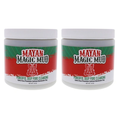 Mayan Magic Mud Powerful Deep Pore Cleansing Clay - Pack Of 2 By  For Unisex - 16 oz Cleanser