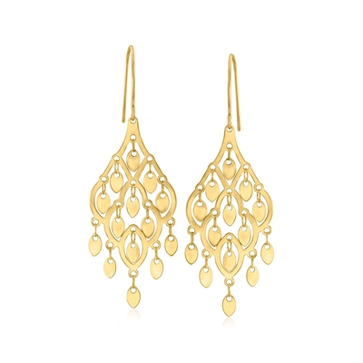 Canaria Fine Jewelry Canaria Italian 10kt Yellow Gold Chandelier Earrings