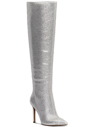 Inc Rajel Womens Tall Knee-high Boots In Silver