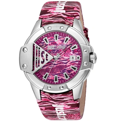 Just Cavalli Women's Scudo Pink Dial Watch