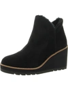 Eileen Fisher Chalet Genuine Shearling Lined Wedge Boot In Black