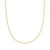 CANARIA FINE JEWELRY CANARIA 2.3MM 10KT YELLOW GOLD CURB-LINK NECKLACE
