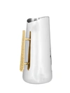 Classic Touch Decor Pitcher With Mosaic Handle 5.5"l X 4.5"w X 10"h