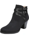 Lifestride Jezebel Womens Memory Foam Block Heel Boot In Black