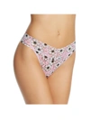 HANKY PANKY WOMENS LACE FLORAL THONG PANTY