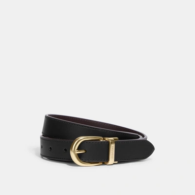 Coach Outlet Classic Buckle Cut To Size Reversible Belt, 25 Mm In Black