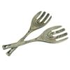 Island Bamboo Pakkawood 12-inch Salad Claws In Black