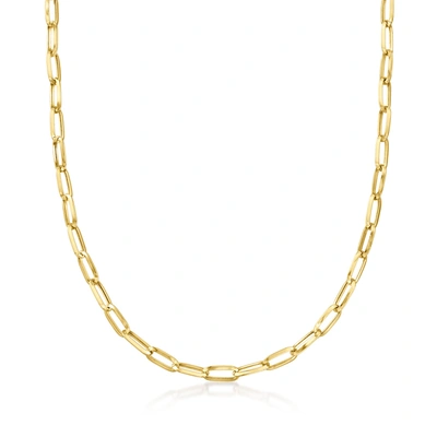 Canaria Fine Jewelry Canaria 10kt Yellow Gold Paper Clip Link Necklace
