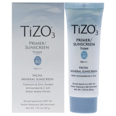 Tizo 3 Facial Primer Tinted Spf 40 For Unisex 1.75 oz Sunscreen