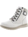Cliffs By White Mountain Hearty Womens Faux Suede Cold Weather Winter & Snow Boots In White