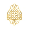 Ross-simons Italian 14kt Yellow Gold Filigree Ring In Gold