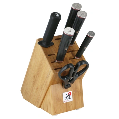 MIYABI KAIZEN II 7-PC KNIFE BLOCK SET
