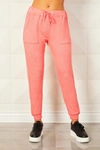 FRENCH KYSS JOGGERS IN CORAL