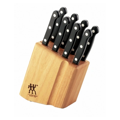 ZWILLING TWIN GOURMET CLASSIC 9-PC STEAK KNIFE BLOCK SET