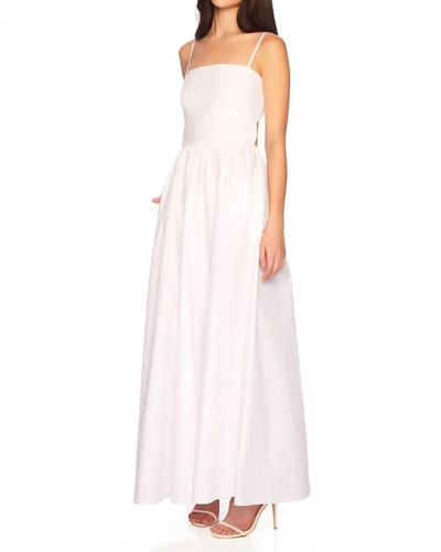 SUSANA MONACO POPLIN OPEN BACK DRESS IN SUGAR