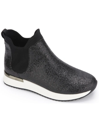 Kenneth Cole Reaction Cameron Chelsea Jogger Womens High Top Slip On Chelsea Boots In Black